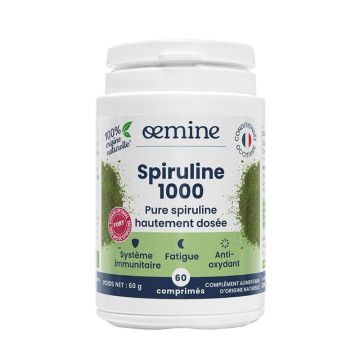 Oemine Spirulina pură 60 comprimate