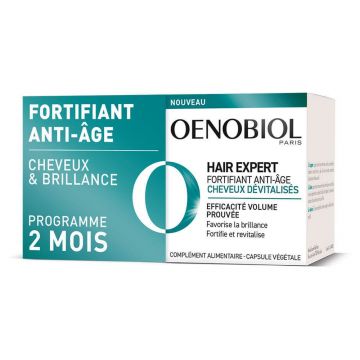 Oenobiol Hair Expert Fortificare anti-îmbătrânire păr devitalizat 2x30 Capsule