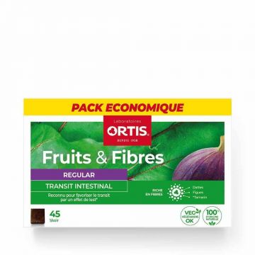 Ortis Fruit & Fibre Regular Intestinal Transit 45 cuburi