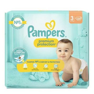 Pampers Premium Scutece mărimea 3 6-10 kg x29