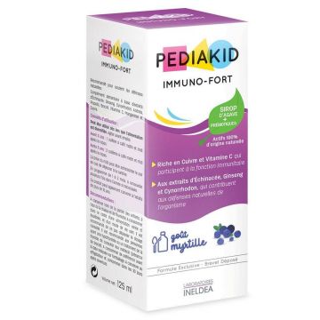Pediakid Sirop imuno-fort cu aromă de afine 125 ml