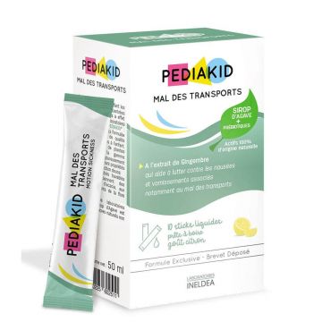 Pediakid Sirop pentru boli de transport 10 sticksuri 125 ml