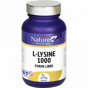 Pharm Nature Micronutriție L-lizină 1000 60 capsule