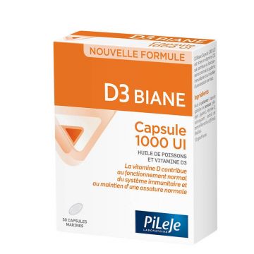 Pileje D3 Biane 1000UI 30 capsule marine