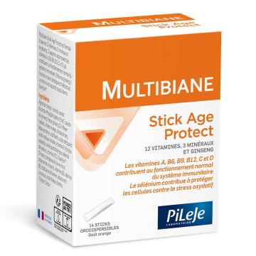 Pileje Multibiane Age Protect Orodispersibles X14 Sticks 14 Sticks Orodispersibles