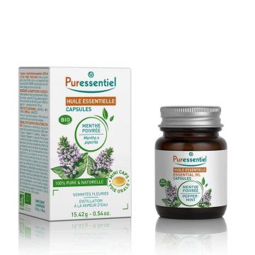 Puressentiel Essential Oils Mentă organică 60 Capsule