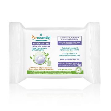Puressentiel Igienă intimă Bio Șervețele intime zilnice pentru piele sensibilă x25