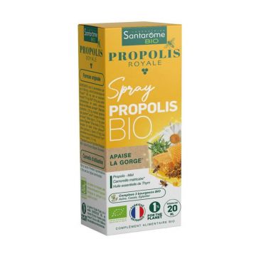 Santarome Propolis Royale spray organic cu acțiune triplă 125 ml
