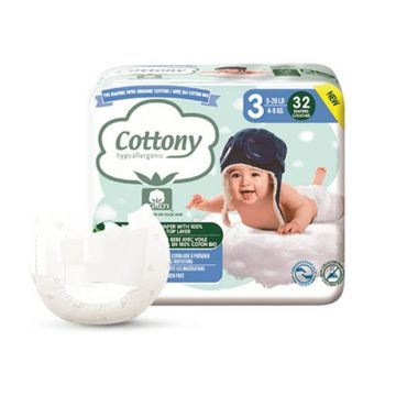 Scutece Cottony Bebe T3 (4-9 Kg) x32