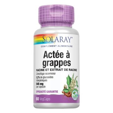 Solaray Cohosh Cimicifuga Racemosa standardizat 545 mg x60 capsule vegetariene