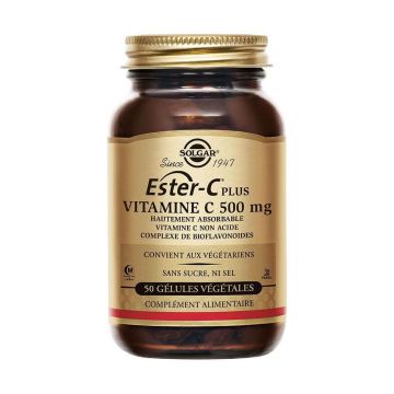 Solgar Ester-c Plus 50 Vitamine C în gel Apărarea imunitară 500 mg
