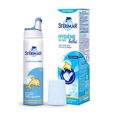 Sterimar Spray de igienă nazală fiziologică blândă pentru sugari și copii 0-3 luni 100ml