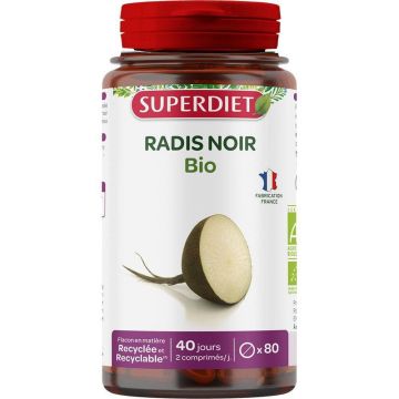 Superdiet Organic Black Radish 80 comprimate