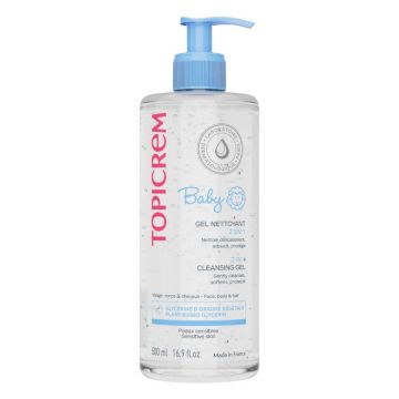 Topicrem Baby Gel Lavant Doux Visage, corps & cheveux 500ml