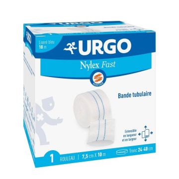 Urgo Nylex Fast Roll bandaje tubulare albastru 10 m x 7,5 cm 1