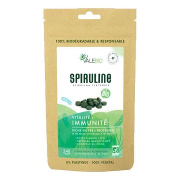 Valebio Super Food Organic Spirulina 240 Tablete