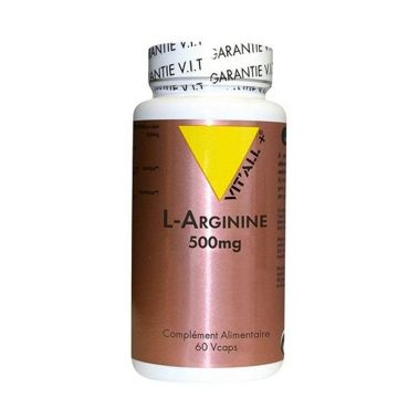 Vit'All+ Aminoacidul L-arginină 500 mg 60 capsule