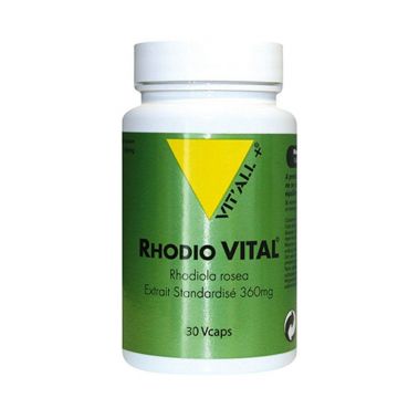 Vit'All+ Rhodium Vital Extract standardizat de Rhodiola Rosea 360mg 30 capsule