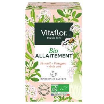 Vitaflor Organic Lactation Herbal Tea 20 pliculețe