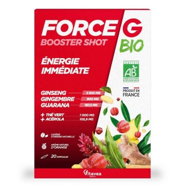Vitavea Santé Force G Organic Boost Instant Energy 20 bulbi