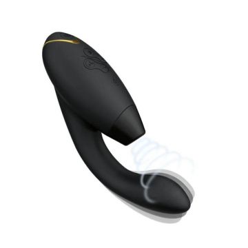 Womanizer Duo G-Spot Vibrator și stimulator clitoridian Negru