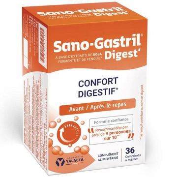 Yalacta Digestie Sano-Gastril 36 comprimate
