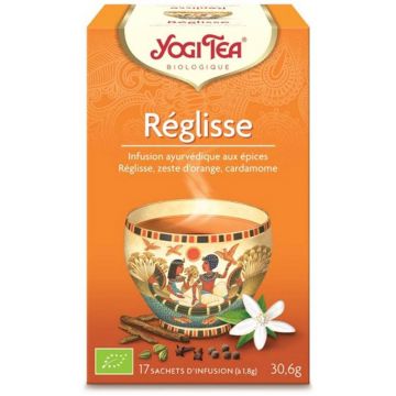 Yogi Tea Infusion Reglisse 17 pliculețe