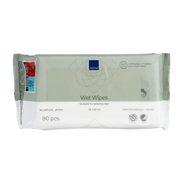 Abena Șervețele parfumate 18x20cm Igienă corporală x80