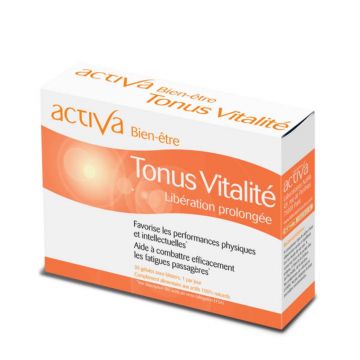 Activa Tonus Vitalite Libération prolongée 30 Gelules