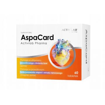 ActivLab Pharma AspaCard, 60 comprimate