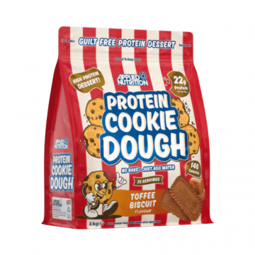 Aluat pentru fursecuri proteice Protein Cookie Dough, Toffee Biscuit, 1000 g, Applied Nutrition