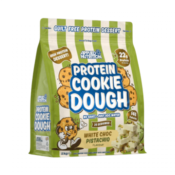 Aluat pentru fursecuri proteice Protein Cookie Dough, White Choco Pistachio, 1000 g, Applied Nutrition