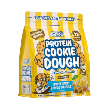 Aluat pentru fursecuri proteice Protein Cookie Dough, White Chocolate Lemon Drizzle, 1000 g, Applied Nutrition