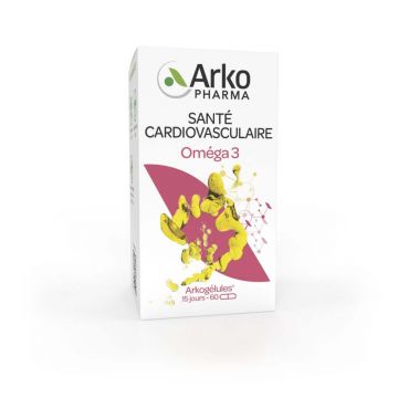 Arkopharma Arkocapsule Omega 3 Sănătate cardiovasculară 60 Capsule