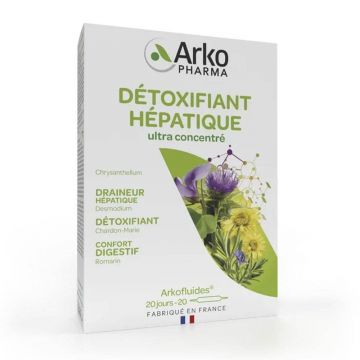 Arkopharma Arkofluids Detoxifiant hepatic Desmodium, ciulin de lapte