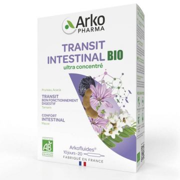 Arkopharma Arkofluids Organic Intestinal Transit 20 bulbi