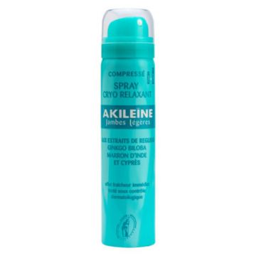 Asepta Akileine Cryo Spray relaxant pentru picioare ușoare 75ml