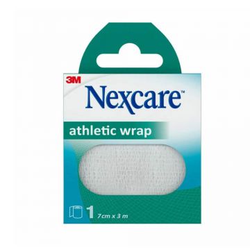 Bandă Nexcare Atheltic Wrap pentru taping atletic 7 cm x 3M