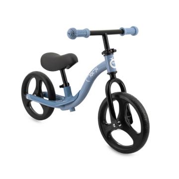Bicicleta fara pedale cu roti led Isoka, 2 ani+, Blue, Momi