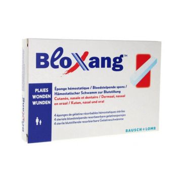Bloxang Burete hemostatic, 4 bucăți, Bausch + Lomb