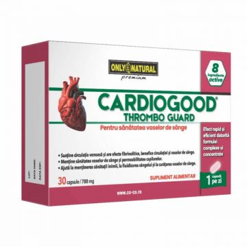 Cardiogood Thrombo Guard, 30 capsule, Only Natural