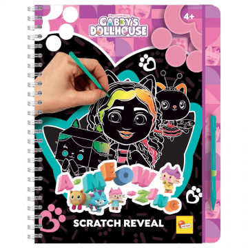 Carticica de razuit, 4 ani+, Gabby's Dollhouse & Pisicute, Lisciani