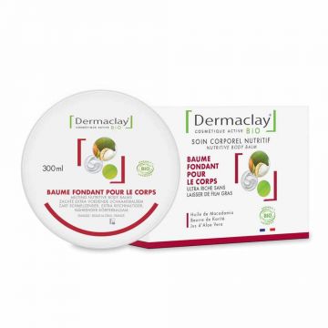 Dermaclay Organic Shea Butter Body Balm 300 ml