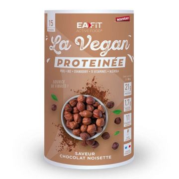 Eafit Vegan Protein Savoir Chocolat Noisette 15 agitatoare