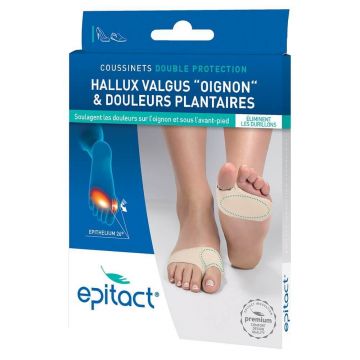 Epitact Coussinets Double Protection Hallux Valgus 