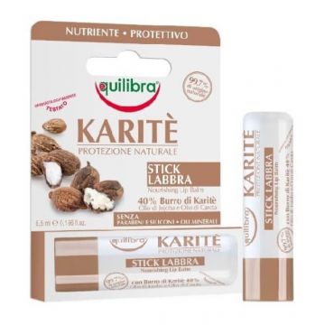 Equilibra, Balsam de buze cu unt de shea, 5.5 ml