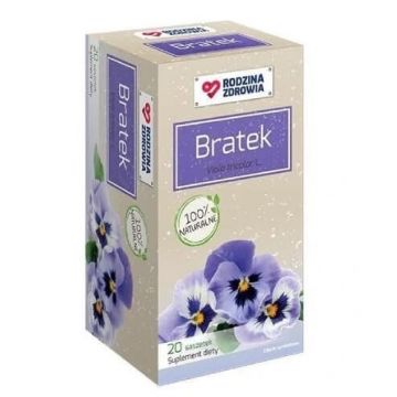 Family Health Bratek ierburi pentru prepararea berii, 20 pliculețe