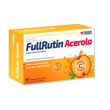 Family Health Fullrutin Acerola, aromă de portocale, 60 comprimate