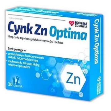 Family Health Zinc Zn Optima 30 comprimate