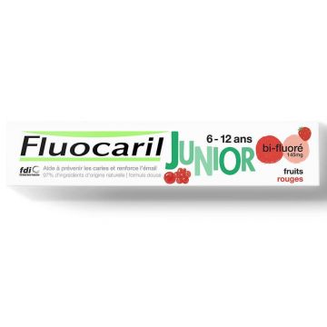 Fluocaril Junior pastă de dinți Red Fruit Gel 6-12 ani 75ml
